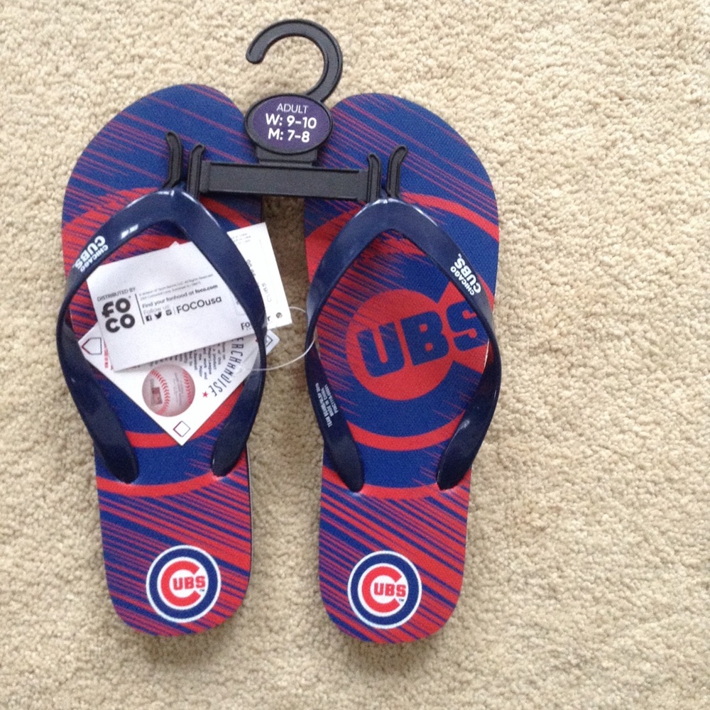 New Chicago Cubs flip flops